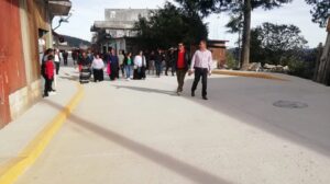 Inauguran pavimentación de tramo principal en Tlaquilpa 