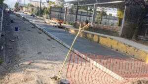 Pavimentan con concreto hidráulico el acceso principal a Rafael Delgado 