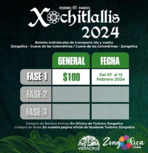 Ven a disfrutar del Xochitliallis 2024 en Zongolica 