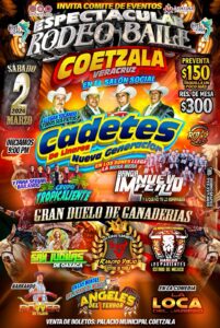 Gran Rodeo-Baile este 2 de marzo en #Coetzala 