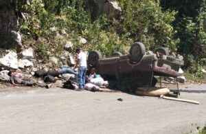 3 muertos y 5 lesionados tras accidente en Zongolica