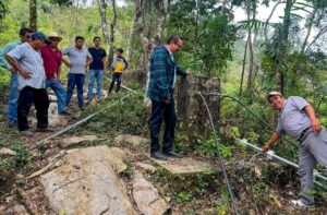 Autoridades de Zongolica inauguran rehabilitación de Red de Agua en Zacatal Chico