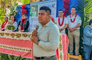 Autoridades de Zongolica inauguran rehabilitación de Red de Agua en Zacatal Chico