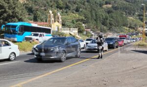 Refuerzan seguridad en diversos tramos carreteros hacia Puebla 