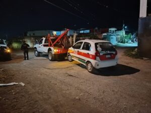 Recuperan taxi de Nogales que había sido robado el pasado martes