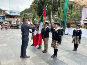 Conmemoración en Zongolica del 218º Aniversario del Natalicio de Benito Juárez