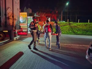 Muere motociclista tras un accidente múltiple