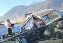 Dos personas fallecidas es el saldo de un fuerte accidente a la altura de Jalapilla en Rafael Delgado